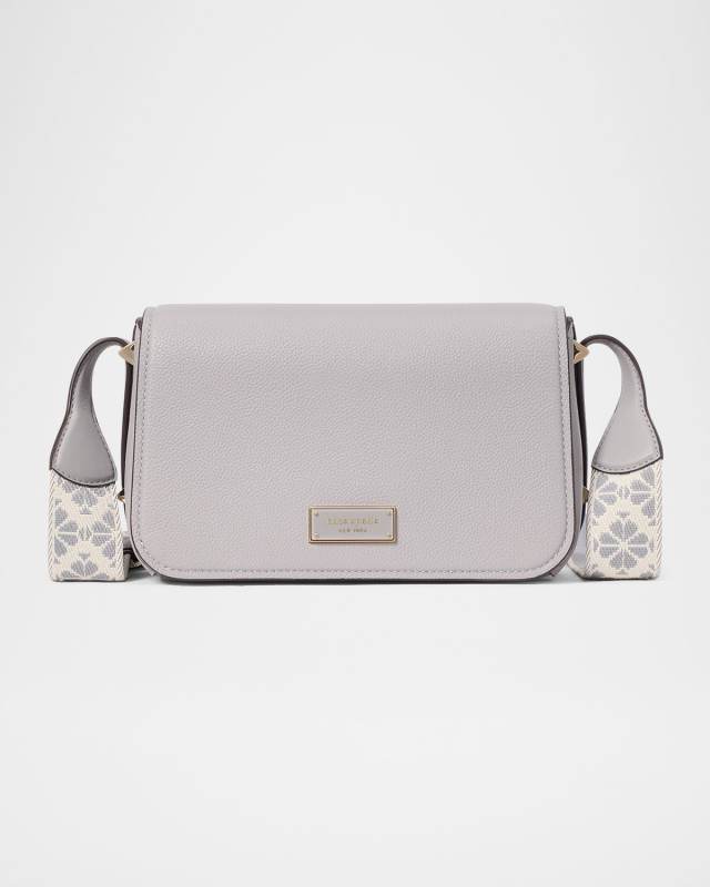 liv flap leather crossbody bag
